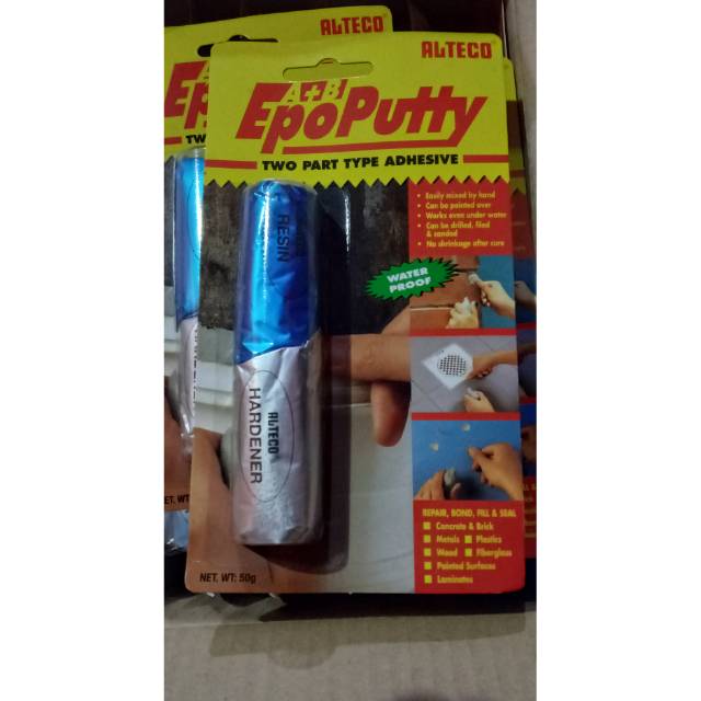 

Lem porting epoputty resin hardener untuk memperbaiki lubang port dan karburator