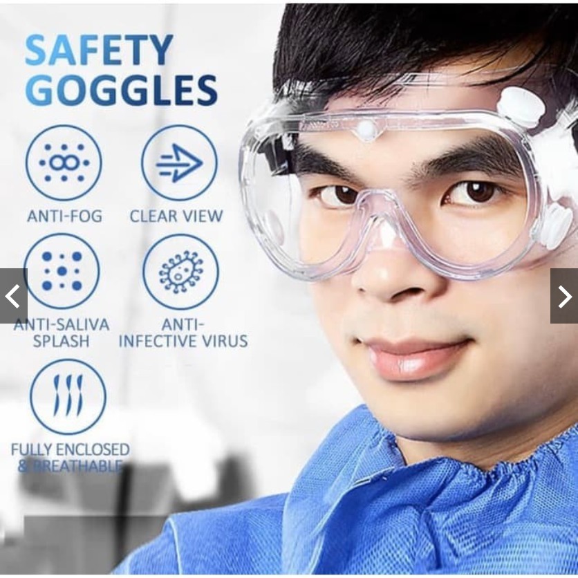 ANTI FOG Kacamata Medis Safety Goggles / Kacamata Safety / Anti Virus / Kacamata medis / APD