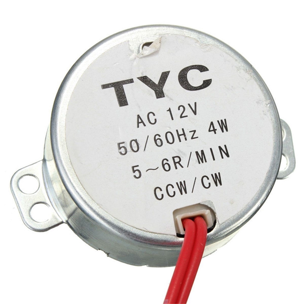 ✫〖ready to ship/COD〗✫TYC-50 AC 12V 50/60Hz Synchronous Motor 5/6RPM CW/CCW 4W For Microwave Turntable