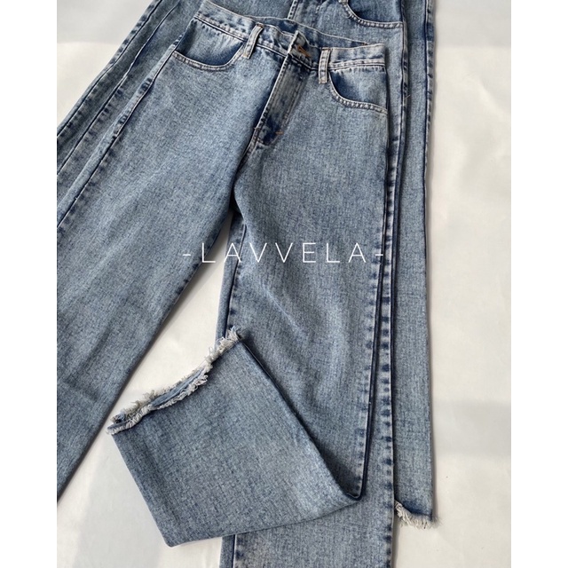 HARPER HIGH WAIST JEANS PANTS LAVVELA