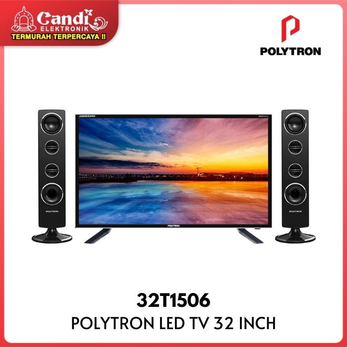 POLYTRON 32 inch Tower Speaker HD TV 32T1506 ( Analog TV)