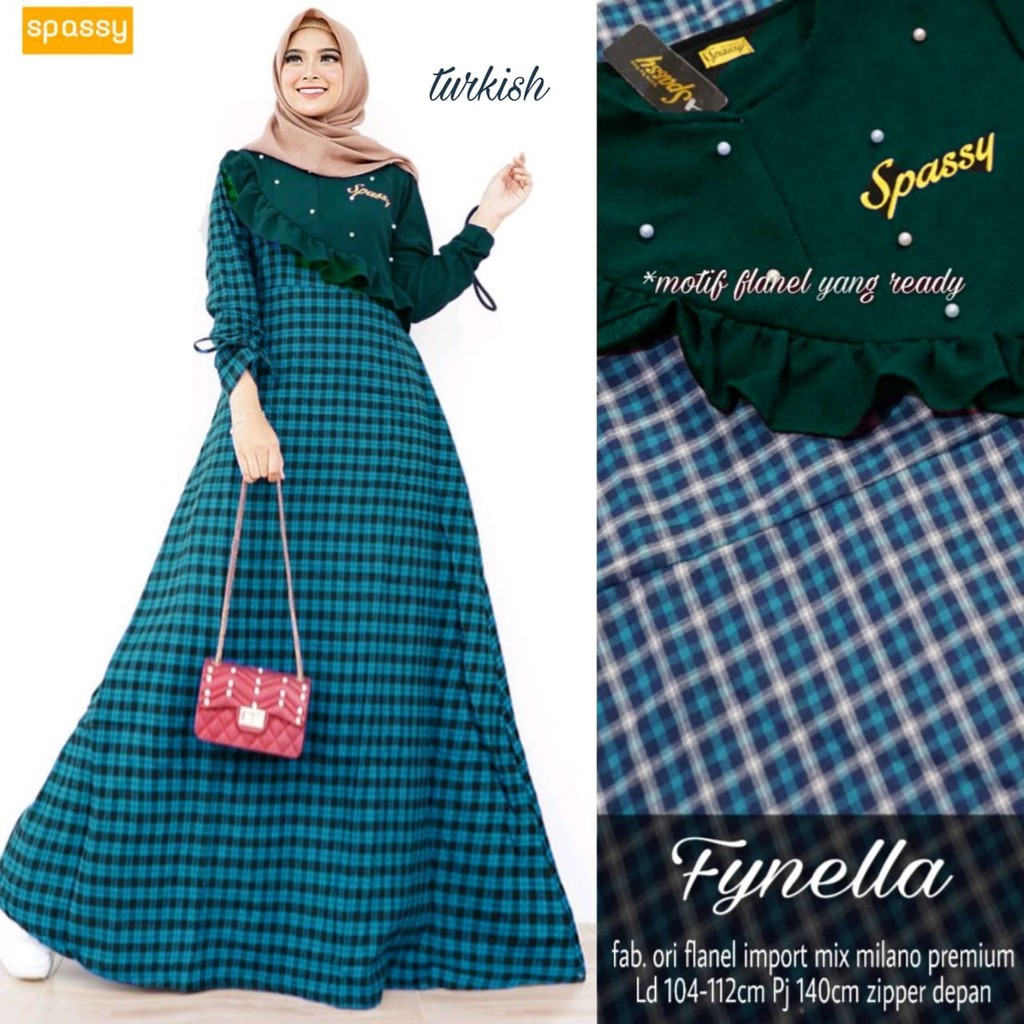 Fynella Dress By Spassy | Suplier Hijab Solo | Grosir