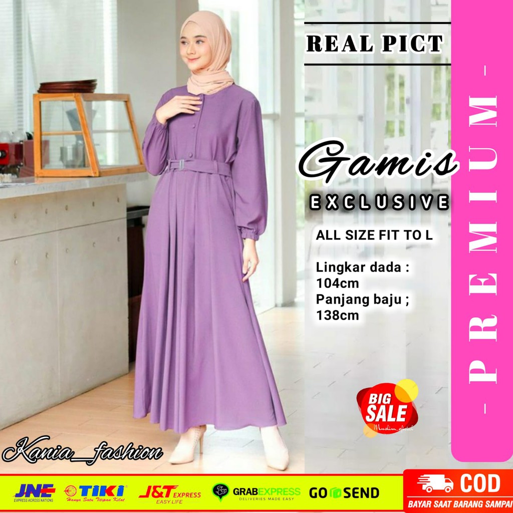 Gamis Remaja Zahwa Ori Shofiya Remaja Modis Murah Kekinian G11