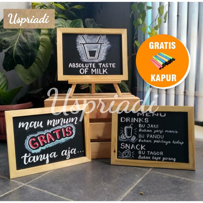

PAPAN BOARD KAPUR KECIL WEDDING SOUVENIR PAPAN TULIS KAPUR PAPAN MENU CAFE MAINAN EDUKATIF PESTA