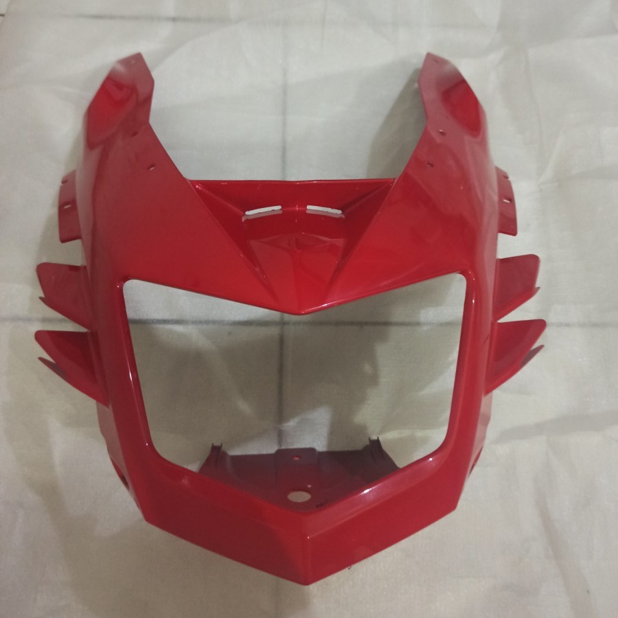Batok Fairing Atas Lampu Depan Merah Ninja RR New Original Kawasaki