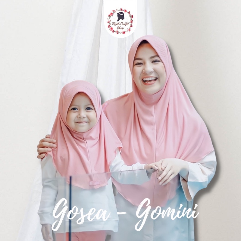 GOSEA - GOMINI (gosea mini) warna 1 - bergo jersey stella bergo daily dewasa dan anak