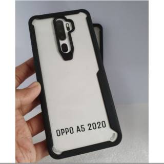 Case Oppo A5 2020 Hard Case Armor Shockprof Bumper Transparant | Shopee