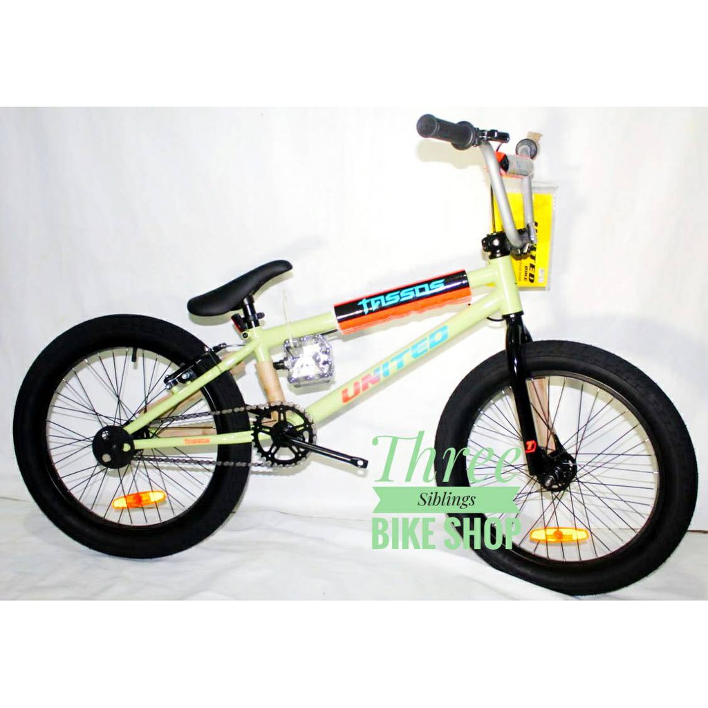 SEPEDA FREESTYLE BMX UNITED TASSOS 20 INCH WARNA GREEN