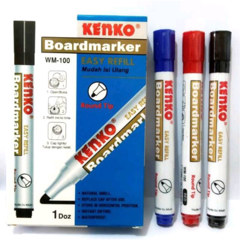 

Spidol Papan Tulis White Board KENKO Hitam (1pcs)