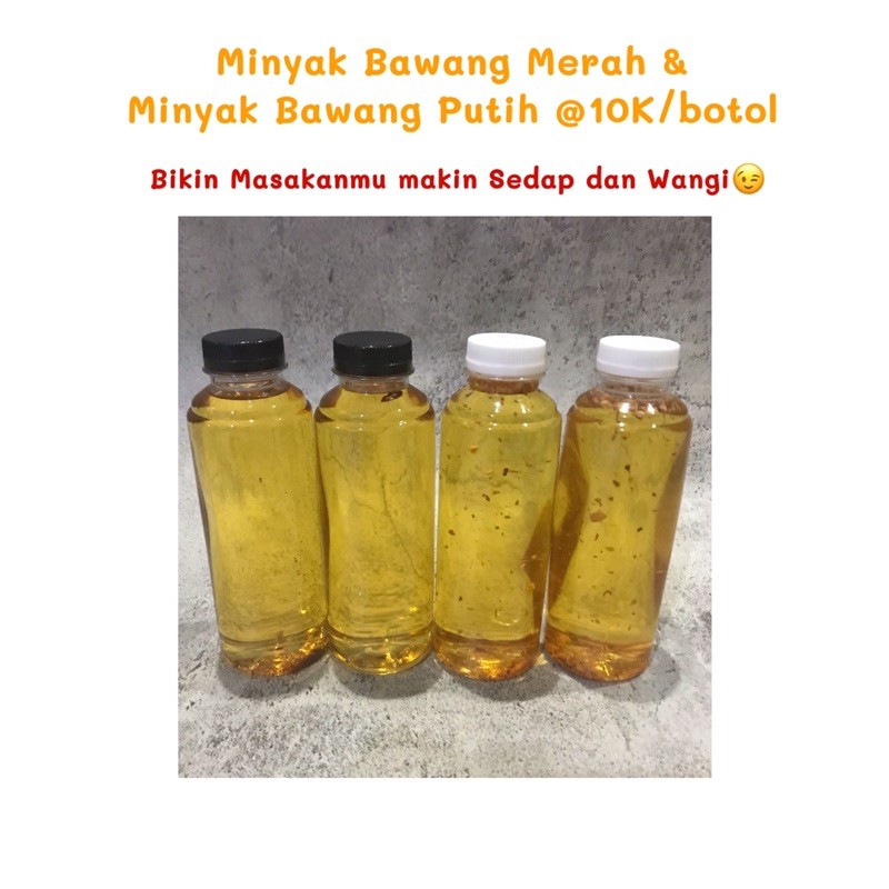 

Homemade Minyak Bawang Putih/ Garlic Oil dan Minyak Bawang Merah kemasan 250 ml