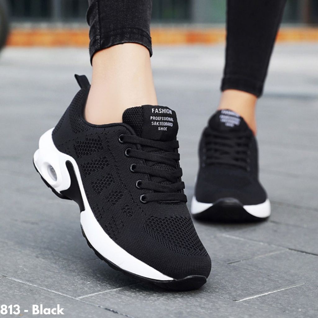 SNEAKERS SPORT TALI WANITA IMPORT BATAM CANTIK NYAMAN DIPAKAI OLAHRAGA ANTI SLIP 813