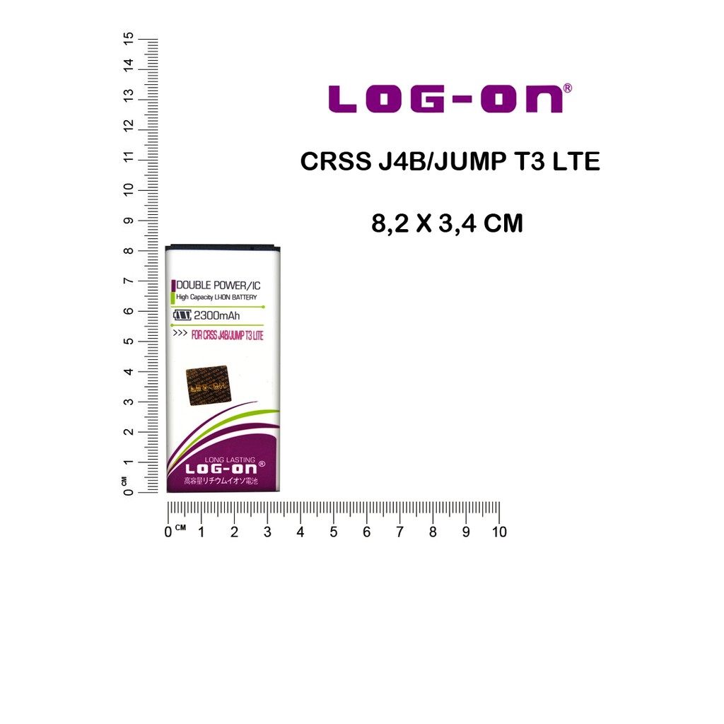 BATERAI LOG ON EVERCOSS J4B JUMP T3 LITE