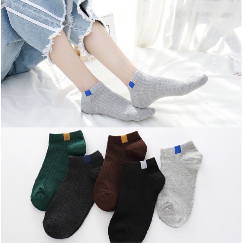 May star Kaos Kaki Polos 6 Garis Unisex Fashion Wanita/Pria Kaos Kaki  Murah MAYSTAR k3-5