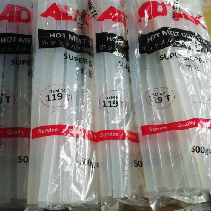 

Limited - glue gun Stick Refill 500gr 30cm x 11.3mm Besar Lem Bakar 500 gr ,,
