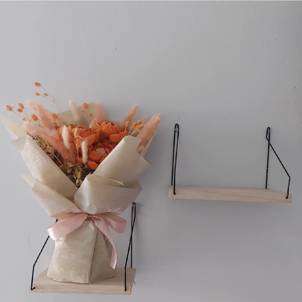 Dried Flower Bouquet Poopy Series - Buket bunga kering premium bekasi untuk Wisuda, Anniversary, had