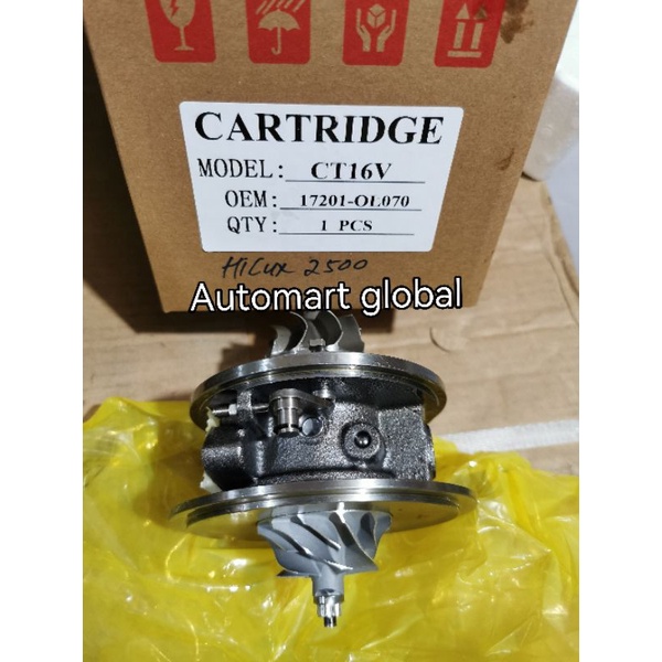 cartridge turbo charger hilux 2.5 2500cc Fortuner OL070