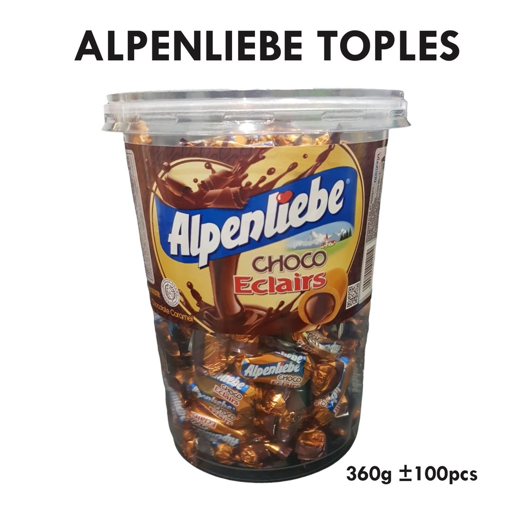 ALPENLIEBE CHOCO ECLAIRS TOPLES 360GR