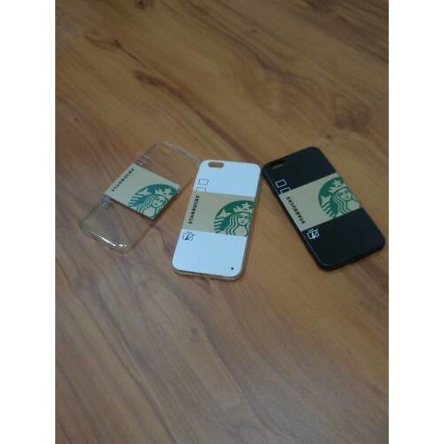 Casing iphone 6 / 6s custom case clear hard case starbucks