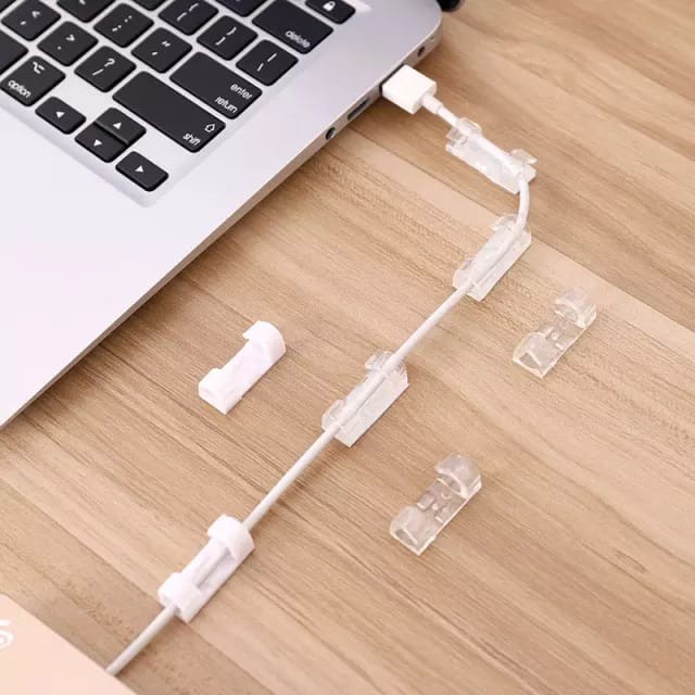 KLIP KABEL ORGANIZER CABLE CLIP PER PACK PENGIKAT KABEL