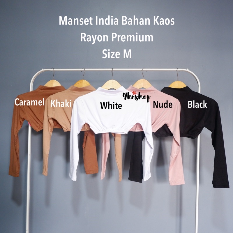 MANSET INDIA SIZE M Bahan Kaos Rayon Premium