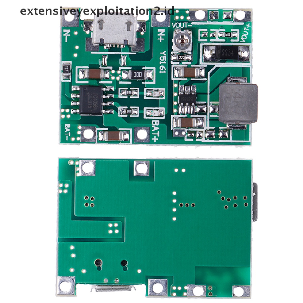 Modul step up charger Baterai lithium lipo 18650 3.7V 4.2V Ke 5V 9V 12V 24V