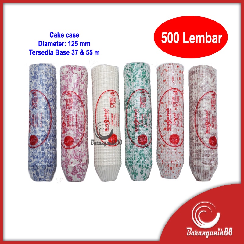 Kertas Bolu Kukus Bulat 125mm 500 Lembar Cake Case Cup Cake Food Grade