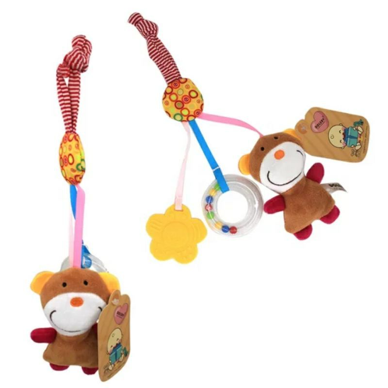 Teether Music bayi/Gigitan bayi/Mainan Musik/Boneka bayi/Boneka Gantungan Stroller