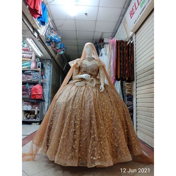 GAUN PENGANTIN MUTIARA/GAUN MODEL TERBARU