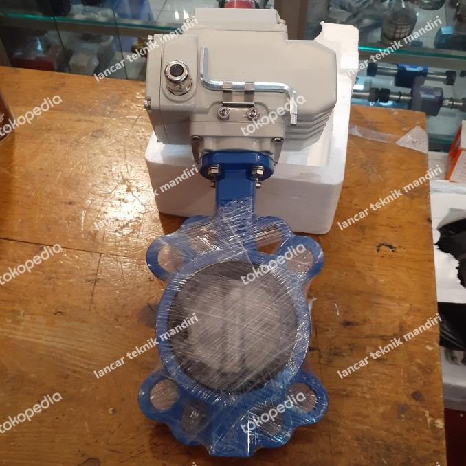 motorized elektrik actuator + butterfly Valve 3 inch