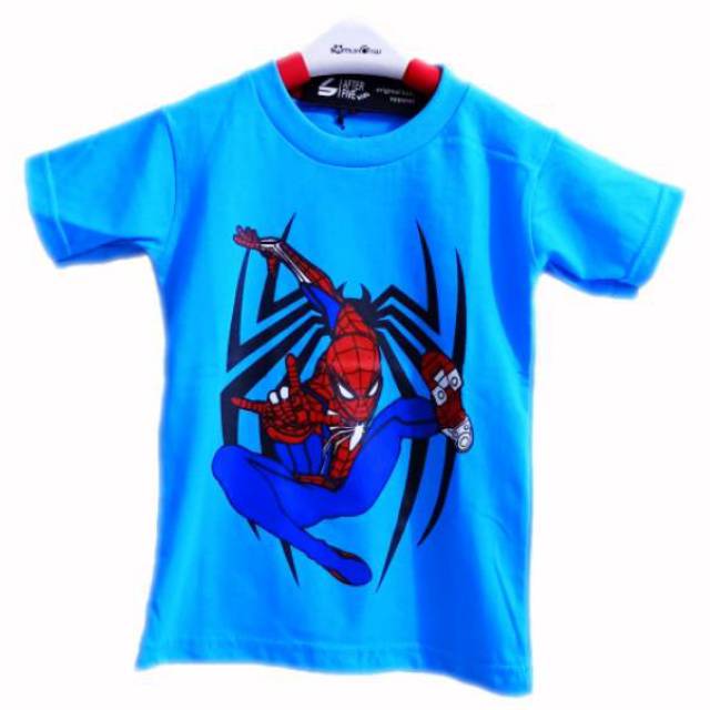 Kaos Anak Spiderman/Kaos Spiderman/Kaos Superhero
