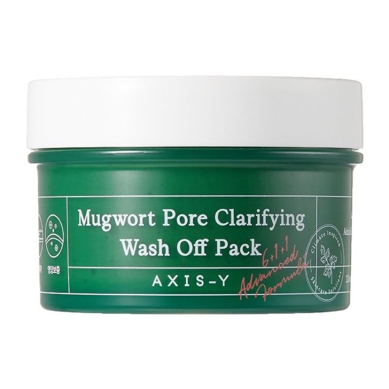 AXIS-Y Mugwort Pore Clarifying Wash Off Pack 100gr/Axis y Mugwort