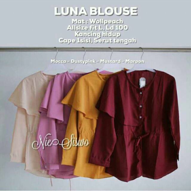 Luna blouse || atasan wanita || fashion wanita