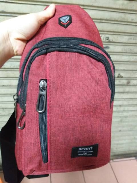 Tas selempang kanvas