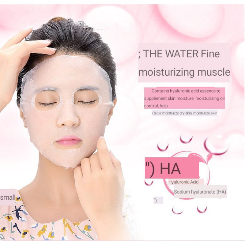 IMAGES HA Mask 3 Colors Hyaluronic Acid Water Face Mask Masker Wajah Anti Acne Memutihkan Anti Kerut Original Terlaris