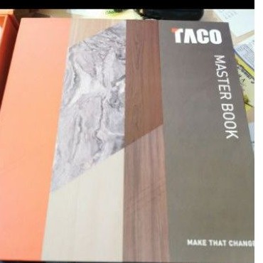 katalog buku HPL Taco Tiero master Book terbaru 2022  bonus katalog edging taco 2022