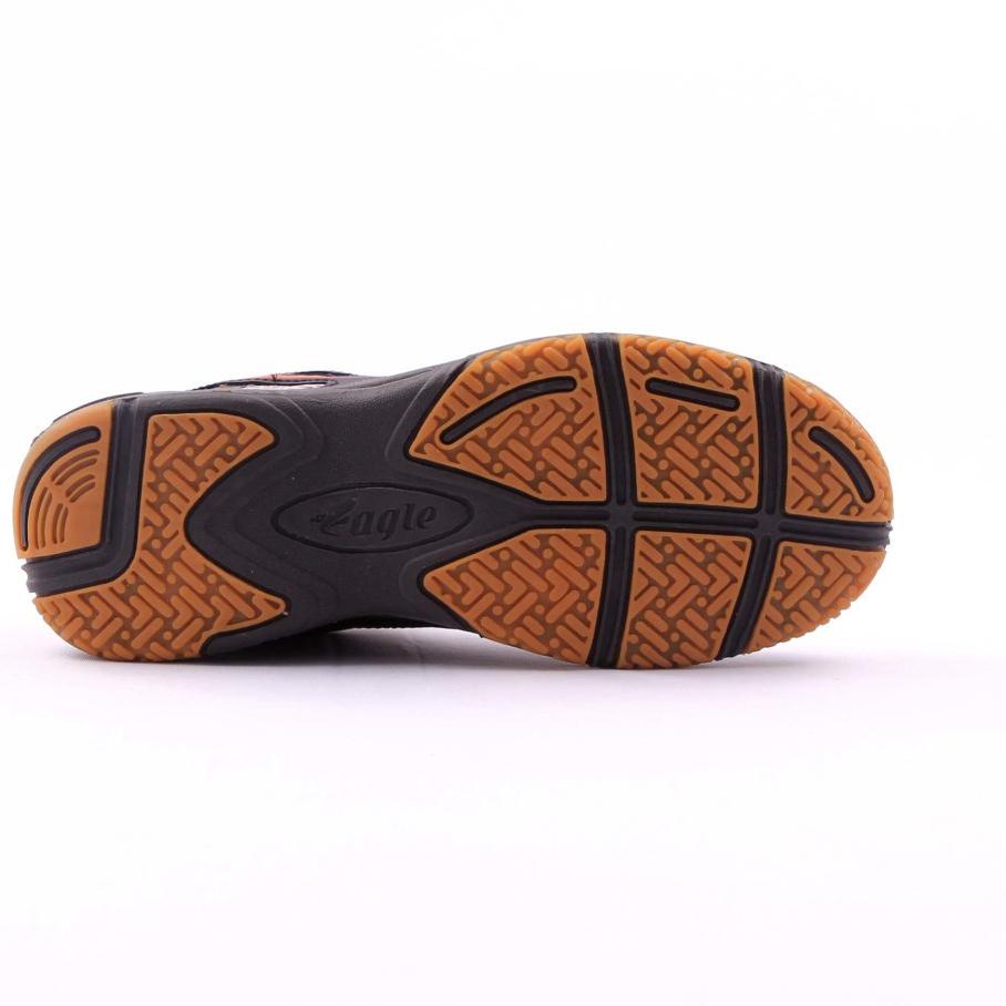 스 Sepatu Badminton Merk Eagle Orbits Warna Abu Hitam - Sepatu Bulu Tangkis Eagle Orbit Original Spec