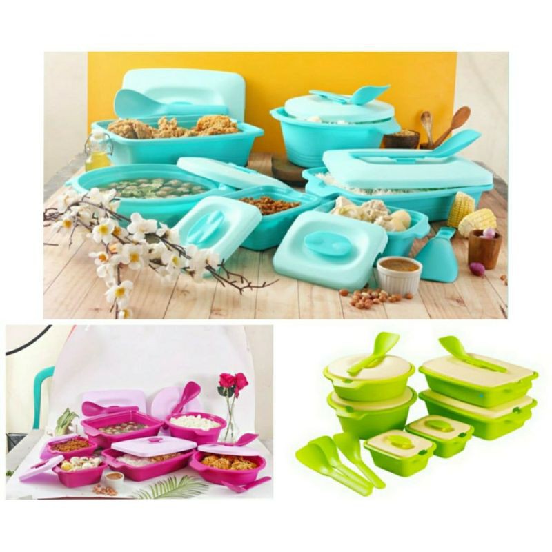 Prasmanan Set Aquamarine Biggy ( 1 set packing kardus )