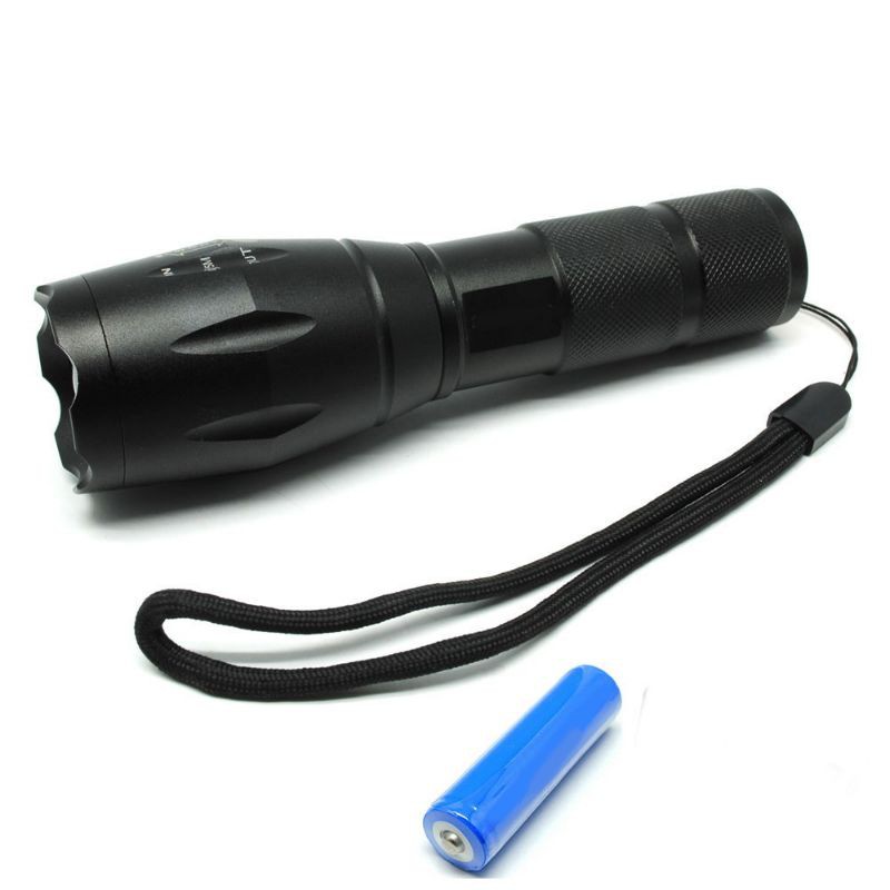 SENTER C XML T6 8000lm senter dan batrai