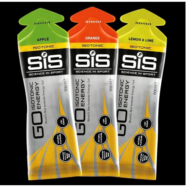 SIS GO Energy Gel Isotonic 60ml 6pcs Minuman Karbo - 1 box 6 sachets