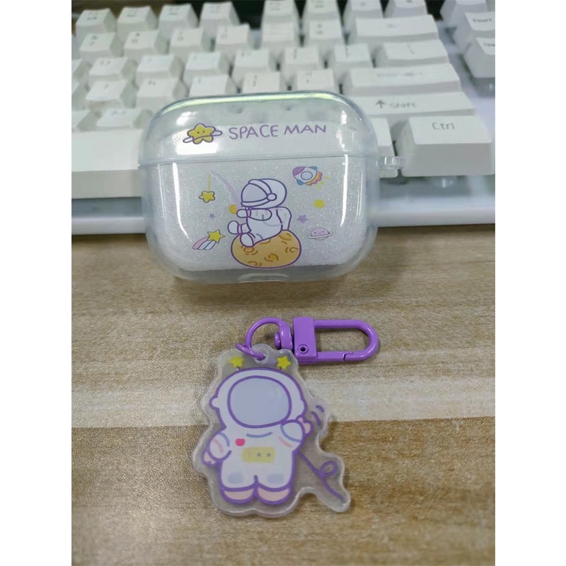 Soft Case TPU Transparan Motif Kartun Cover Airpods Pro