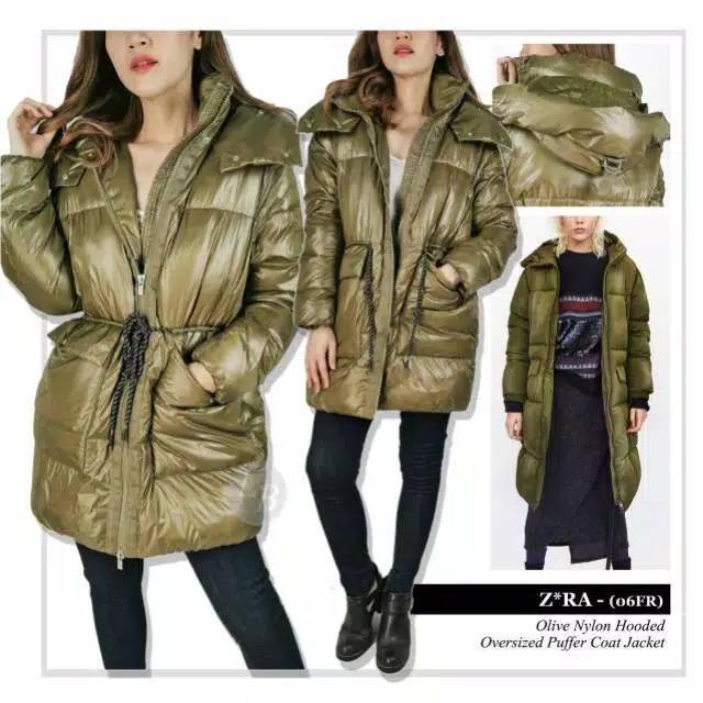 long oversized puffer coat