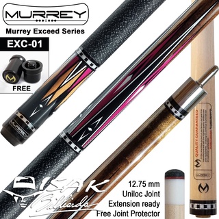 Murrey Exceed EXC-01 Cue - Uniloc Maple Extension Bumper Stick Billiard Pool