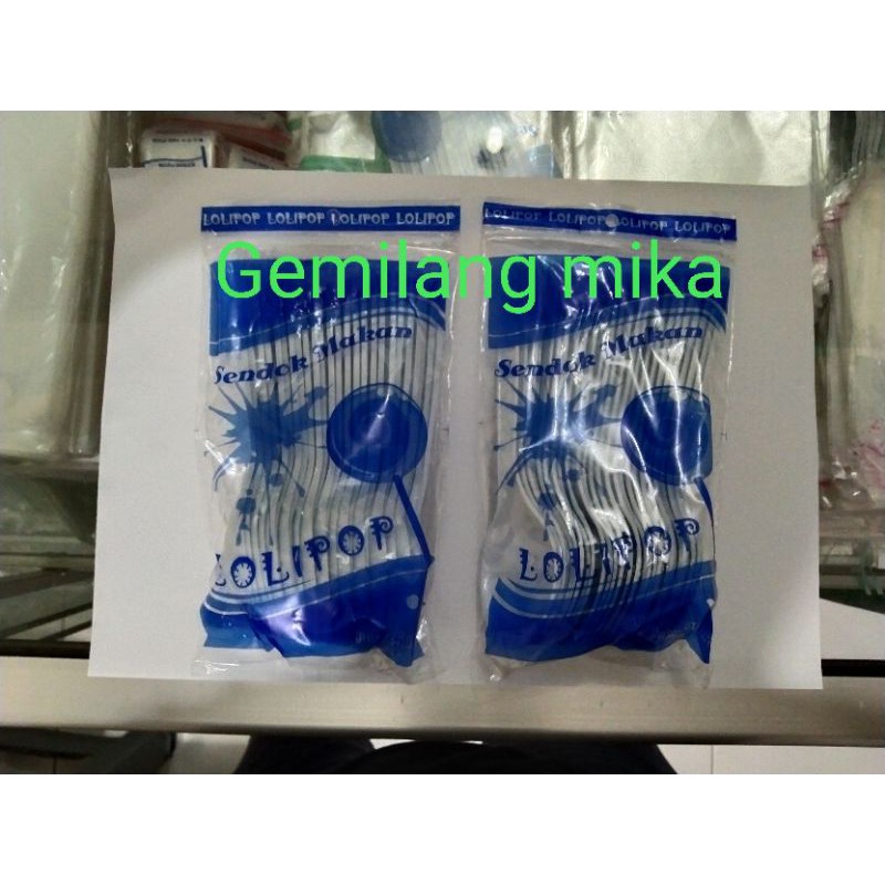 Sendok makan putih susu(isi 25pcs) MURAH