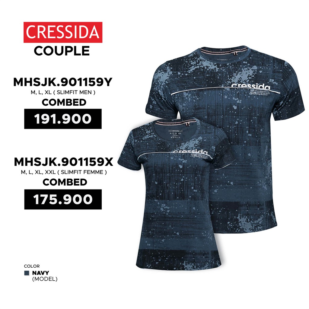 Kaos Couple Cressida Slimfit Original MHSJK