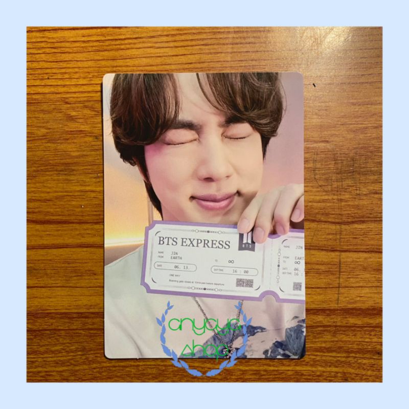 [READY STOCK] BTS 2021 MUSTER SOWOOZOO TICKET SPECIAL EXCLUSIVE PHOTOCARD SHARING SEOKJIN JIN