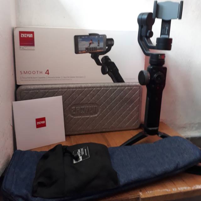 Zhiyun Smooth 4 3-Axis Handheld Gimbal Stabilizer Original #stabilizerhp #gimbal #second #zhiyun