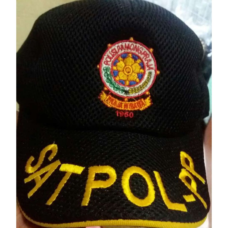 TOPI SATPOL PP //BAHAN JARING