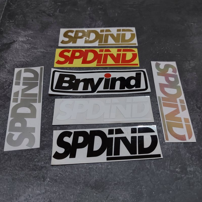 STICKER SPDIND SPEEDING INDONESIA CUTTING