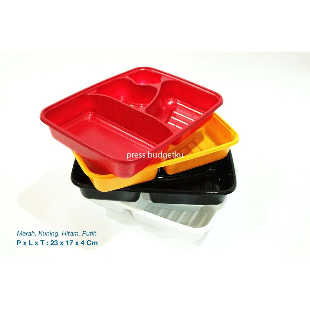 box bento / tray bento / lunch box bento sekat / lunch box / kotak makan bento