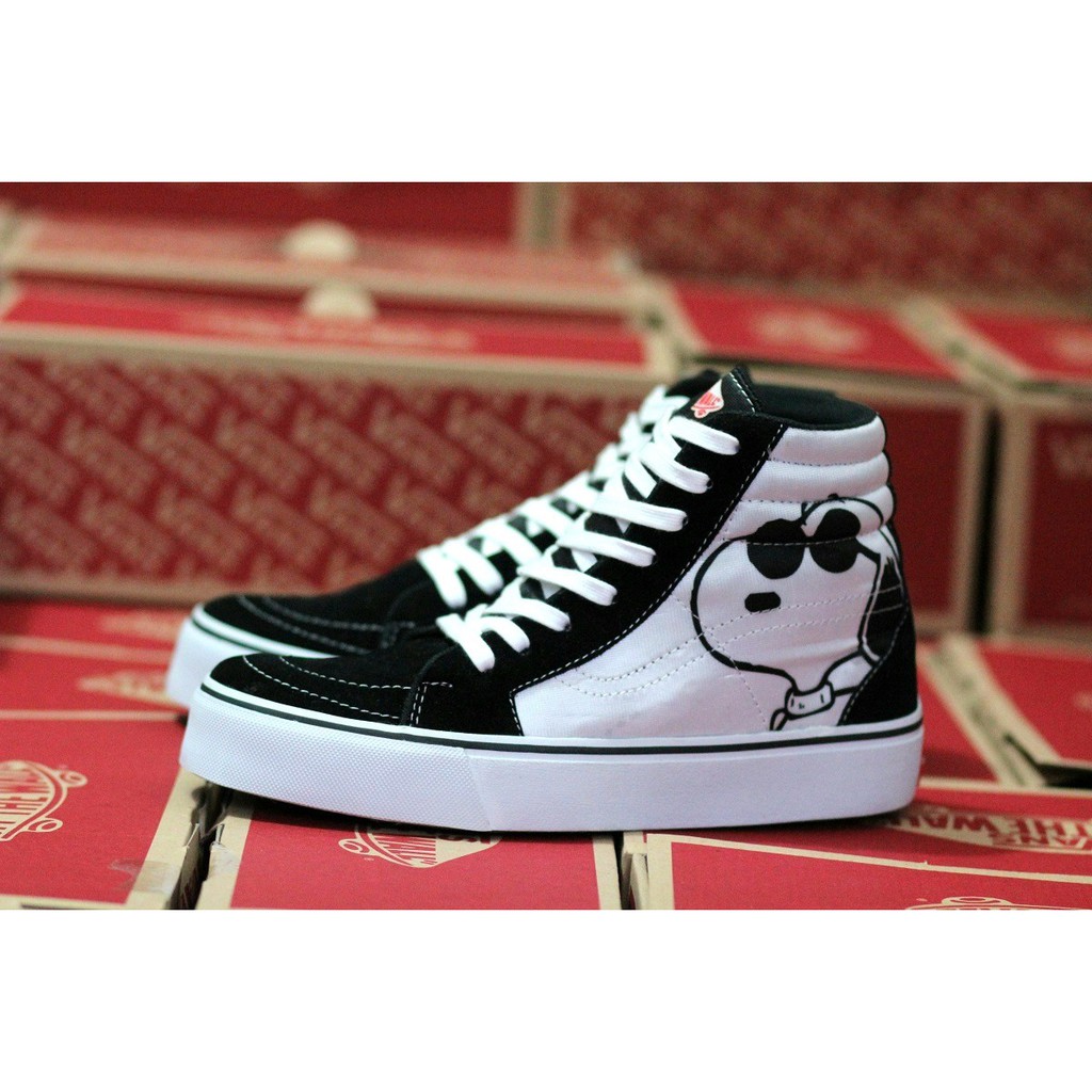 SEPATU VANS SK8 SNOOPY BONES PUTIH VANS ERA SK8 OLD SCHOOL PREMIUM